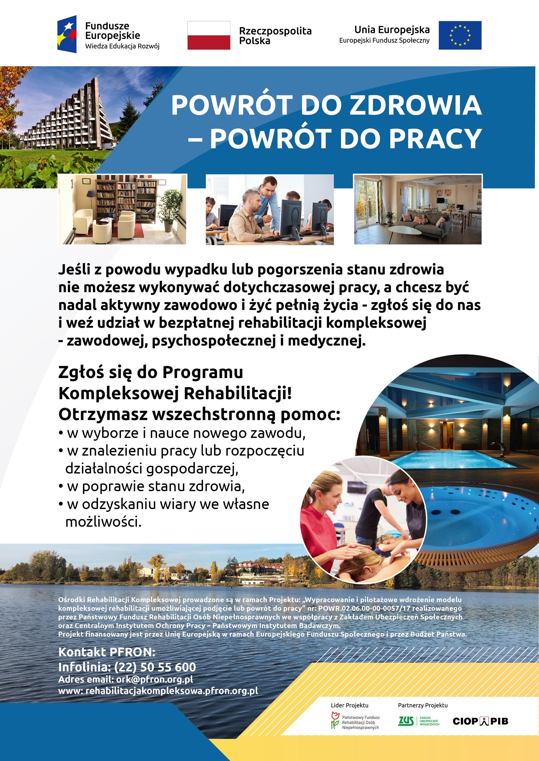 Powrót do zdrowia - powrót do pracy (plakat)