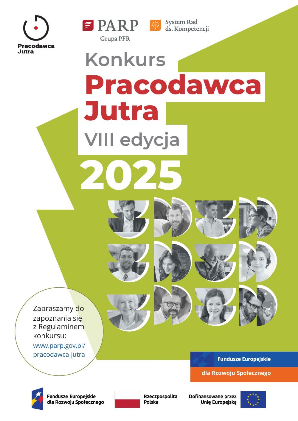 Plakat konkursu Pracodawca Jutra 2025